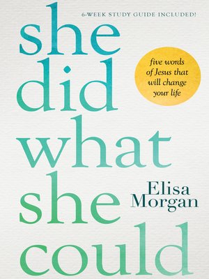 cover image of She Did What She Could